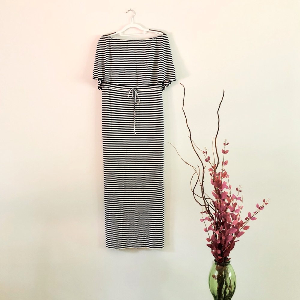 Strapless maxi dress